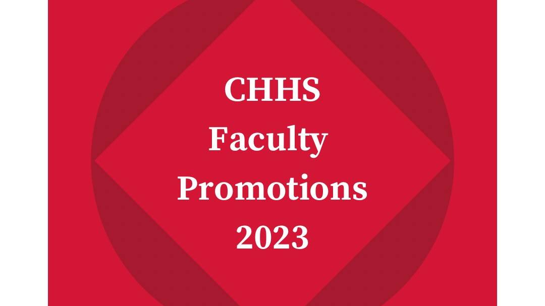 CHHS Faculty Promotions 2023 Logo