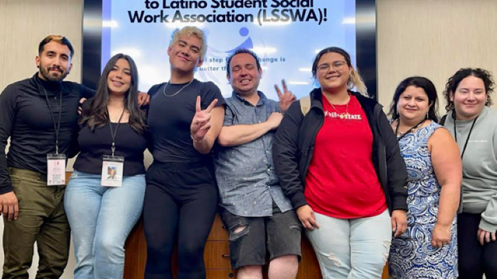 Latino Student Social Work Association Group Photo