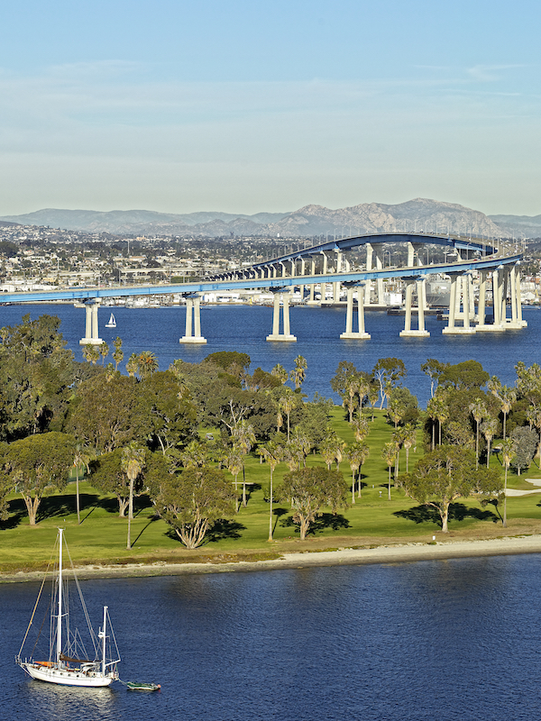 Coronado Bridge in San Diego