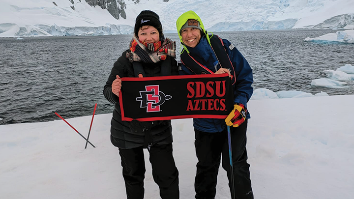 SDSU Professors at Antarctica